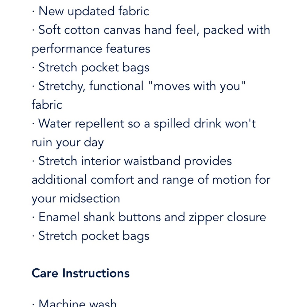 Vineyard Vines Pants Mens 38x32 Performance Pant - Picture 3 of 7